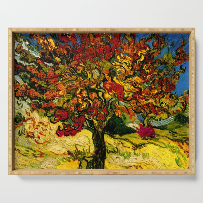 Van Gogh Mulberry Tree Serving Tray Gallery Image 1