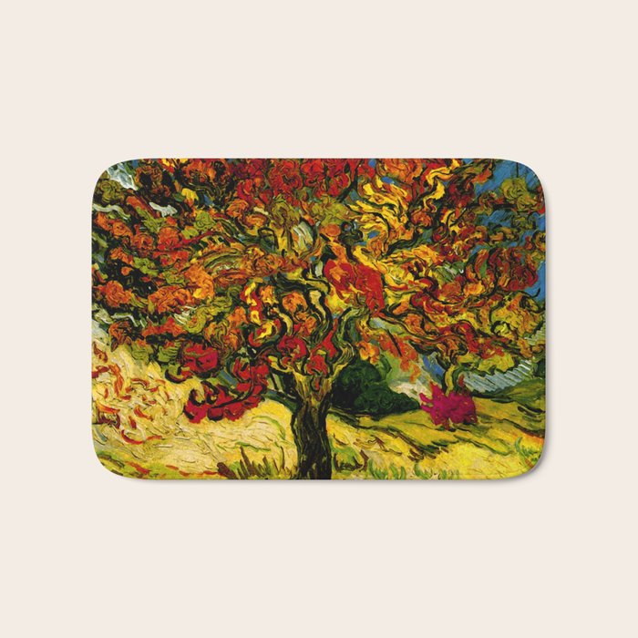 Van Gogh Mulberry Tree Bath Mat Gallery Image 1