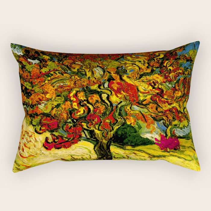 Van Gogh Mulberry Tree Rectangular Pillow Gallery Image 1
