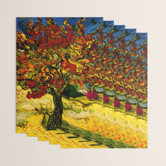 Van Gogh Mulberry Tree Wrapping Paper Gallery Image 3