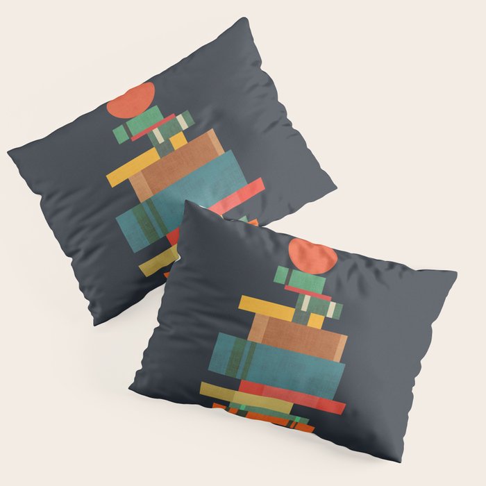 Book stack with a ball Pillow Sham Gallery Image 1