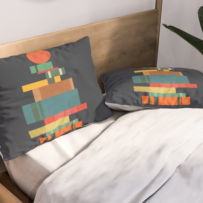 Book stack with a ball Pillow Sham Gallery Image 2