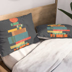 Book stack with a ball Pillow Sham Gallery Image 2