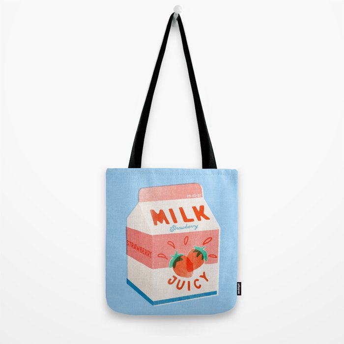 Strawberry Milk Tote Bag Gallery Image 2