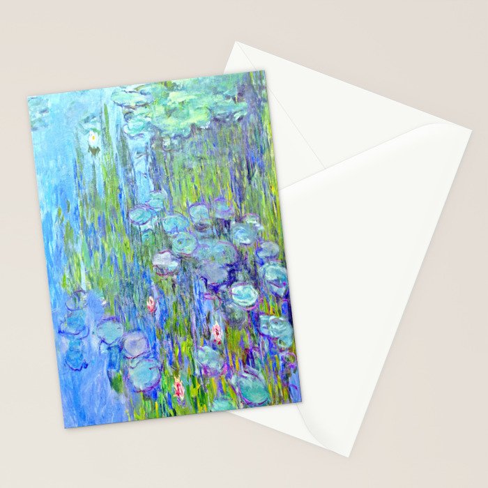Water Lilies monet : Nympheas Stationery Card Gallery Image 2