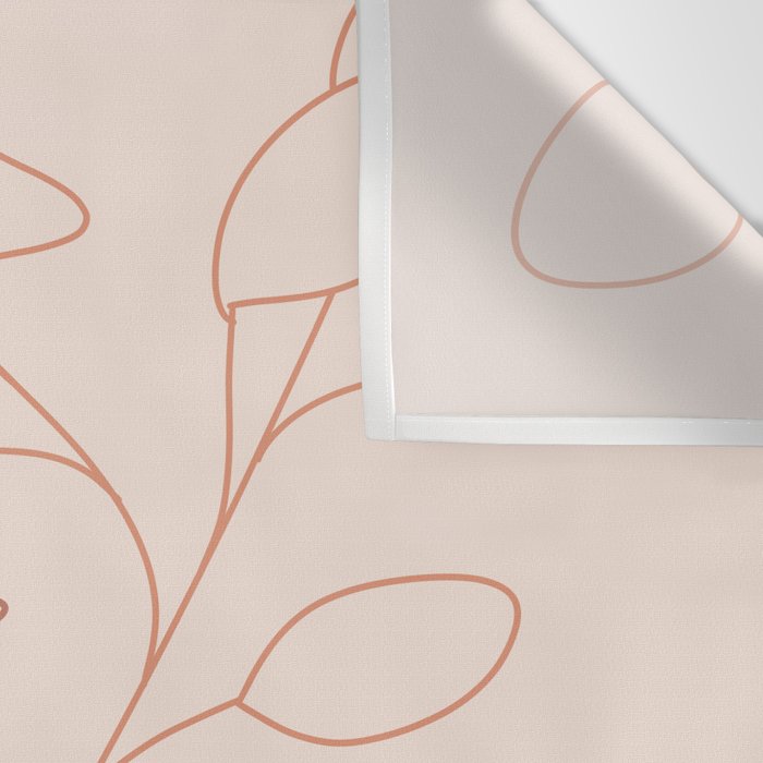 Eucalyptus Line Art Wall Tapestry Gallery Image 3