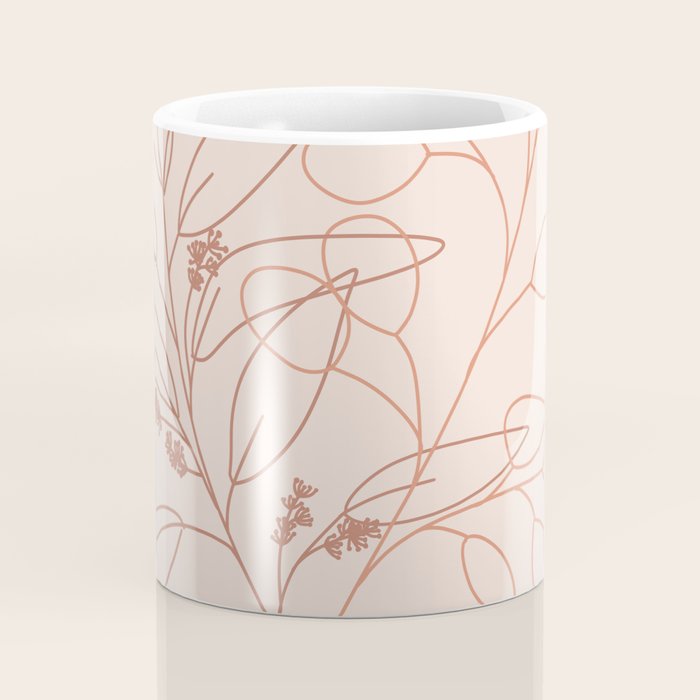 Eucalyptus Line Art Coffee Mug Gallery Image 4