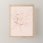 Eucalyptus Line Art Mini Art Print Gallery Image 1