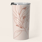 Eucalyptus Line Art Travel Mug Gallery Image 3