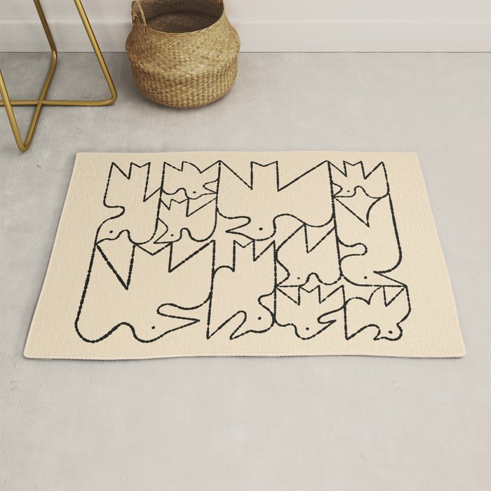 Linear Flock No. 1 Rug Gallery Image 1