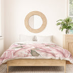 Tropical Banana Leaves, Watercolor Prints Duvet Cover Gallery Image 3