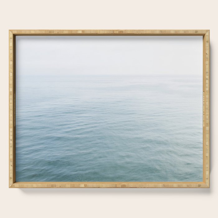 Malibu, Fine Art, Ocean, Beach Photography Serving Tray Gallery Image 1