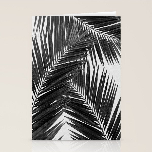 Palm Leaf Black & White III Stationery Card Gallery Image 2