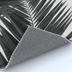 Palm Leaf Black & White III Rug Gallery Image 4