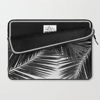 Palm Leaf Black & White III Laptop Sleeve Gallery Image 2