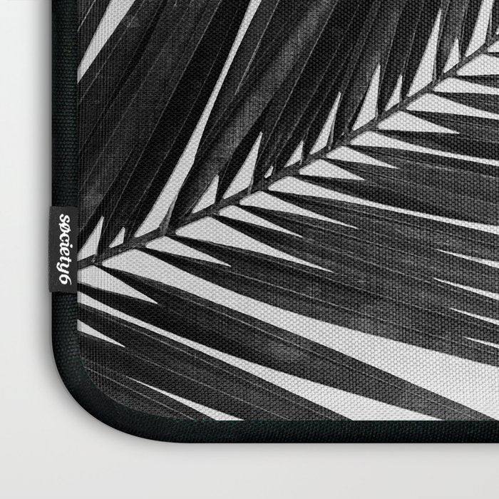 Palm Leaf Black & White III Laptop Sleeve Gallery Image 3