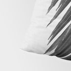 Palm Leaf Black & White I Pillow Sham Gallery Image 4