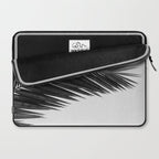 Palm Leaf Black & White I Laptop Sleeve Gallery Image 2