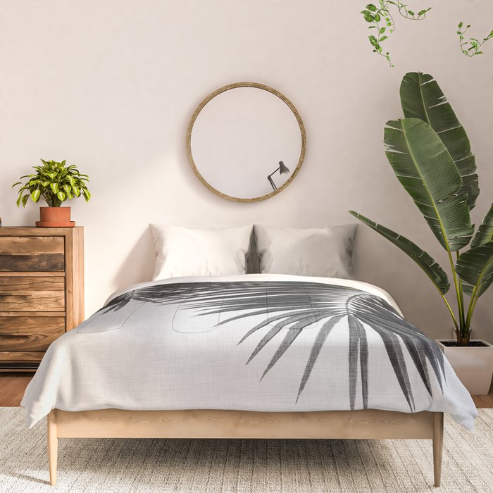 Palm Leaf Black & White II Comforter Gallery Image 3