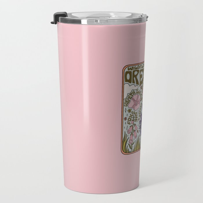 Oregon Wildflowers Travel Mug Gallery Image 3