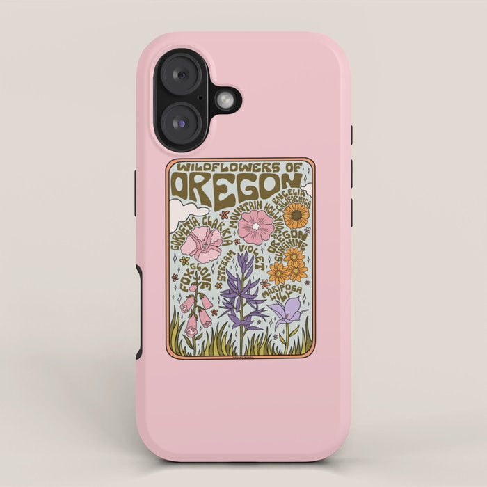 Oregon Wildflowers iPhone Case Gallery Image 1