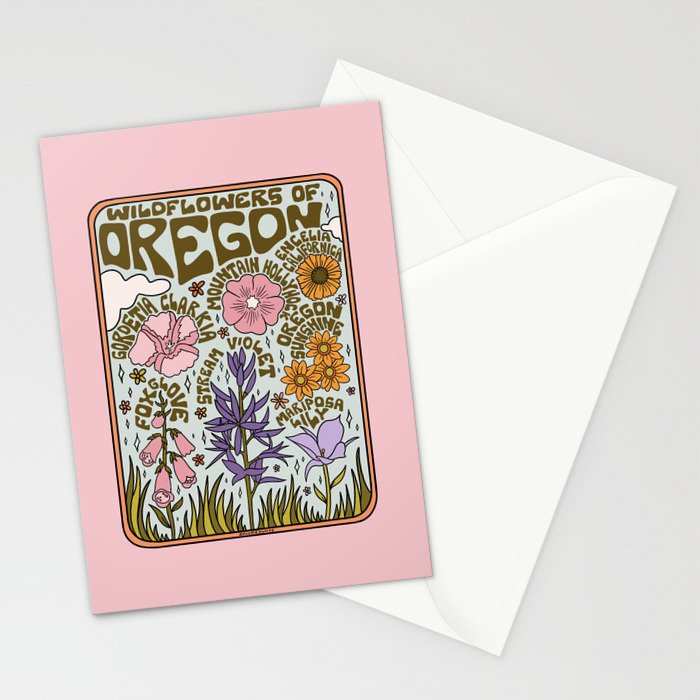 Oregon Wildflowers Stationery Card Gallery Image 2
