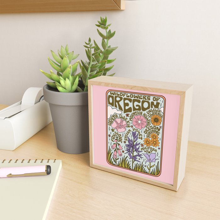 Oregon Wildflowers Mini Art Print Gallery Image 2