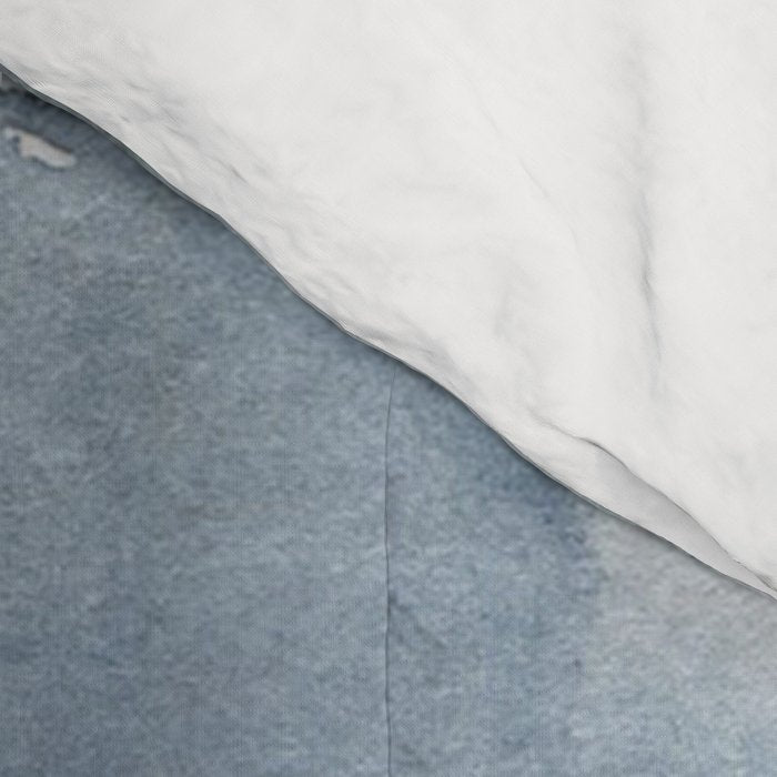 Pastel blue gray abstract watercolor brushstrokes stripes pattern Comforter Gallery Image 4