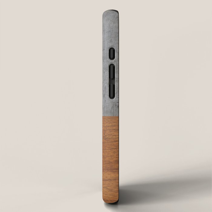 Concrete and Wood Luxury iPhone Case Gallery Image 2