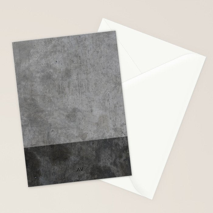 Concrete texture Stationery Card Gallery Image 2