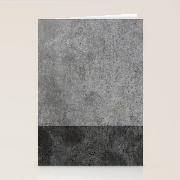 Concrete texture Stationery Card