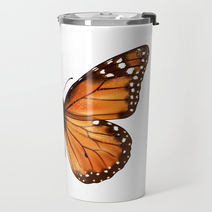 monarch butterfly Travel Mug Gallery Image 2