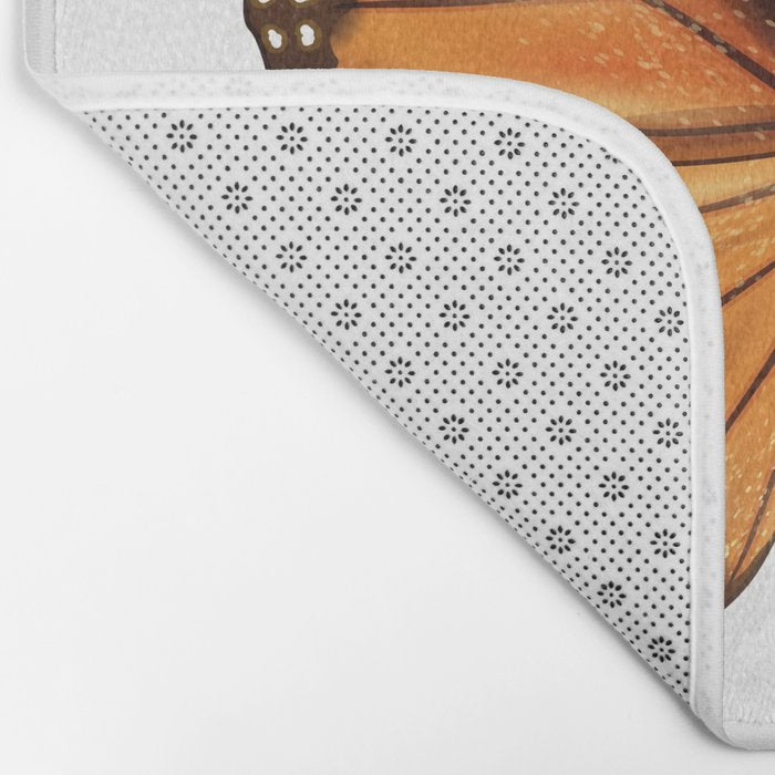 monarch butterfly Bath Mat Gallery Image 2