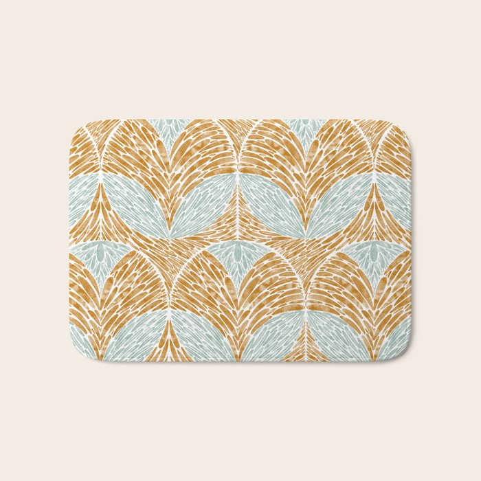 Rustic Follage Elegance Bath Mat Gallery Image 1