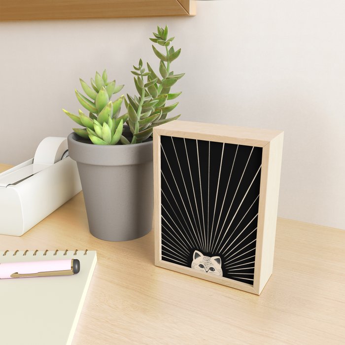 Good Morning son - Kitty 2 Mini Art Print Gallery Image 2