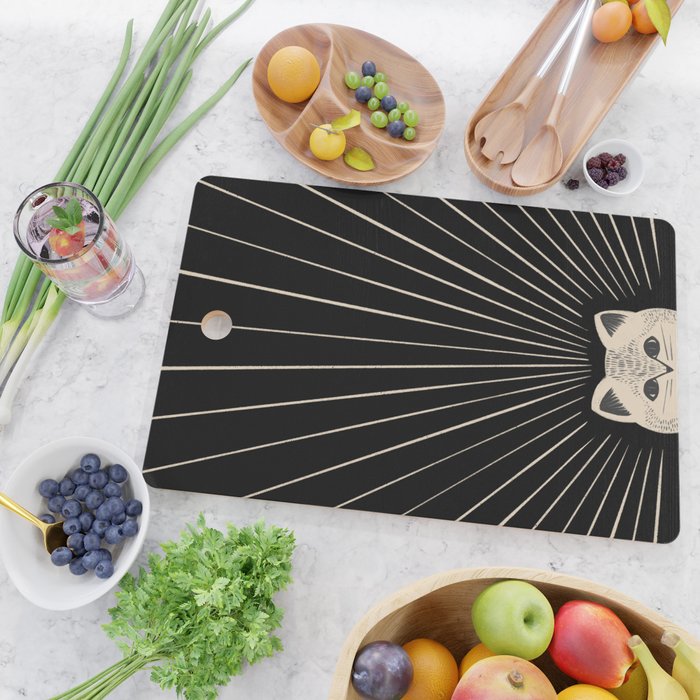 Good Morning son - Kitty 2 Cutting Board Gallery Image 2