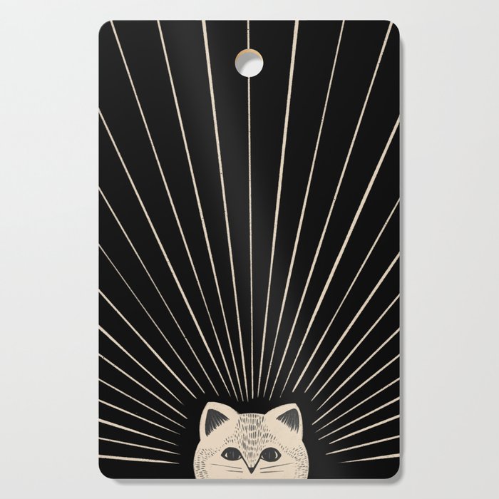 Good Morning son - Kitty 2 Cutting Board Gallery Image 1