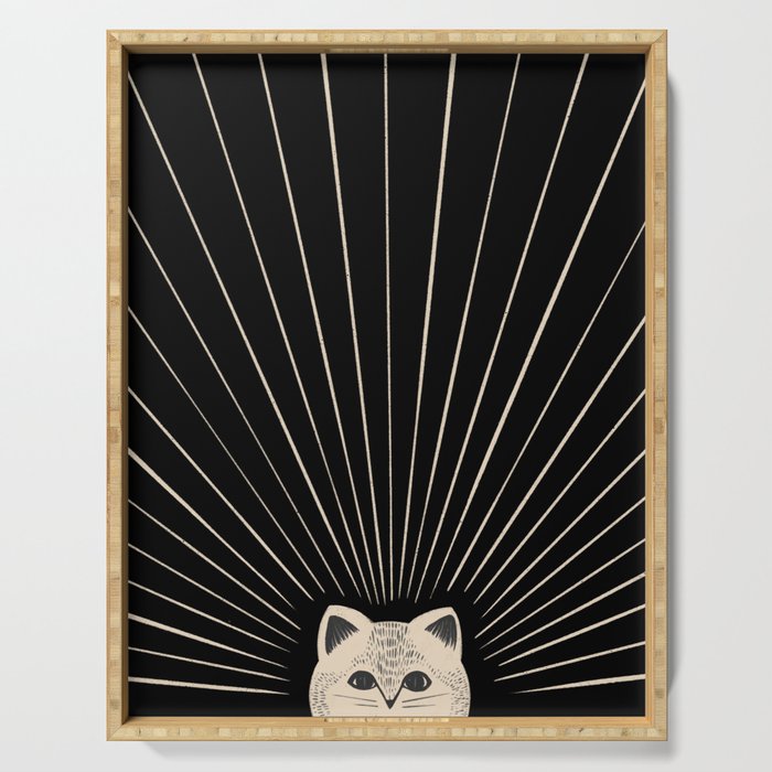 Good Morning son - Kitty 2 Serving Tray Gallery Image 1