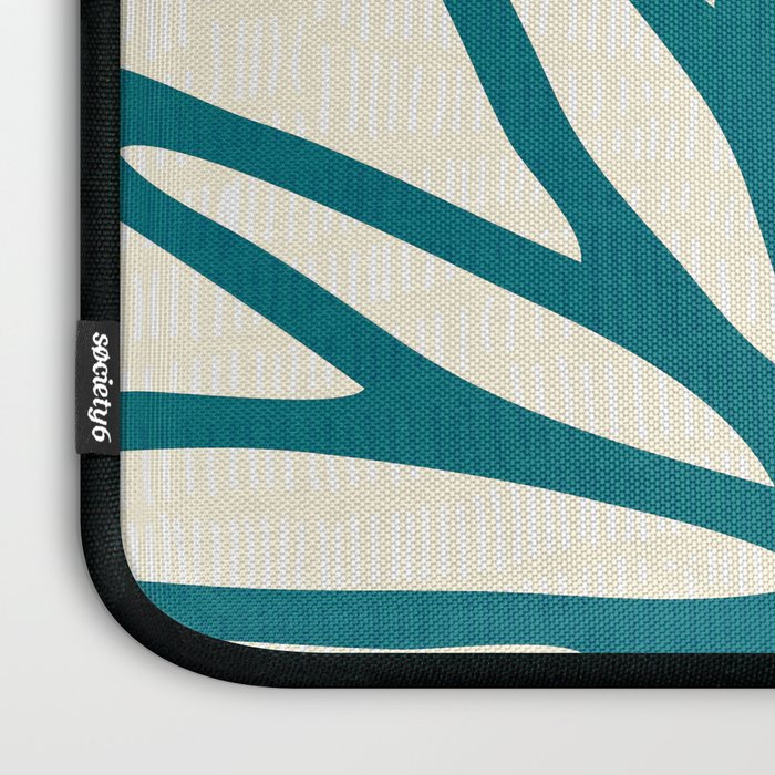 Playful Abstract Plant Shapes Laptop Sleeve Gallery Image 3