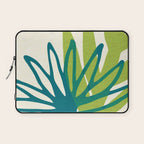 Playful Abstract Plant Shapes Laptop Sleeve Gallery Image 1