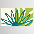 Playful Abstract Plant Shapes Tablecloth Gallery Image 2