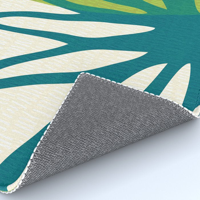 Playful Abstract Plant Shapes Rug Gallery Image 4