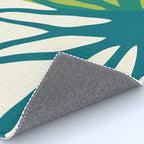 Playful Abstract Plant Shapes Rug Gallery Image 4