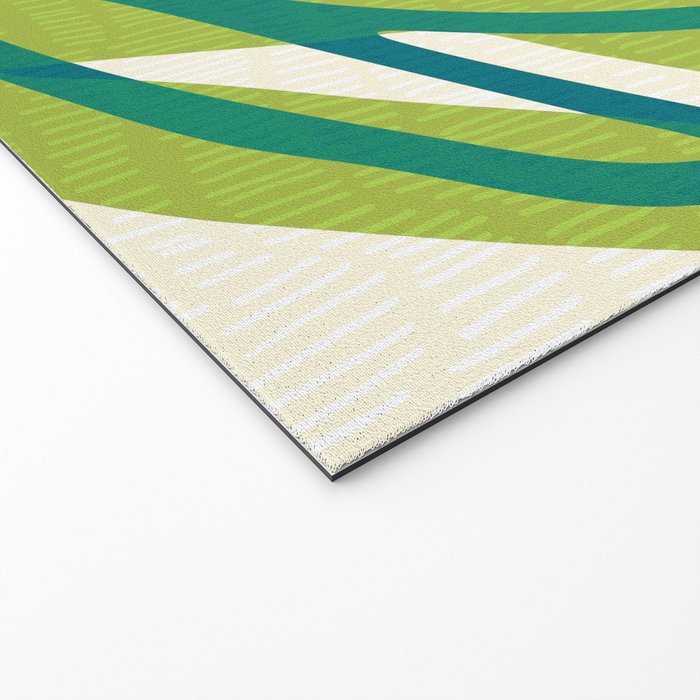 Playful Abstract Plant Shapes Welcome Mat Gallery Image 2