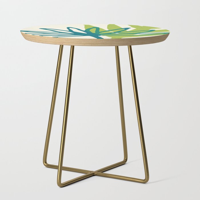 Playful Abstract Plant Shapes Side Table Gallery Image 1