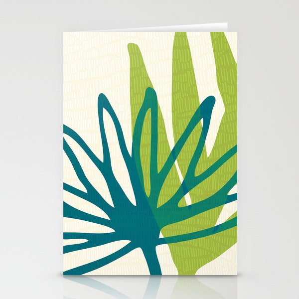 Playful Abstract Plant Shapes Stationery Card Gallery Image 2