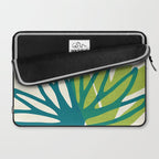 Playful Abstract Plant Shapes Laptop Sleeve Gallery Image 2