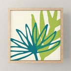 Playful Abstract Plant Shapes Mini Art Print Gallery Image 1