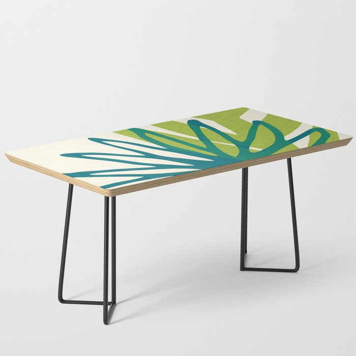 Playful Abstract Plant Shapes Coffee Table Gallery Image 1