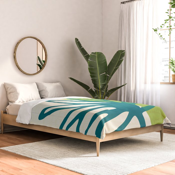 Playful Abstract Plant Shapes Comforter Gallery Image 2